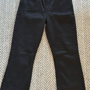 Citizens Of Humanity Black Isola Cropped Jeans
